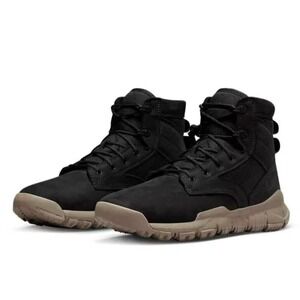 Nike SFB 6" NSW Black Light Taupe Leather Boots 862507-002 Men's US Size 8.5 New